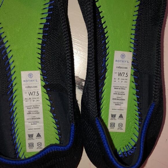 Rothy’s Black and Grey Leopard Pattern. - Picture 7 of 10